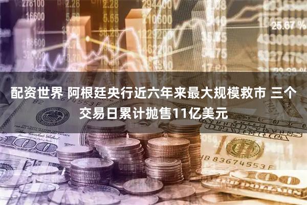 配资世界 阿根廷央行近六年来最大规模救市 三个交易日累计抛售11亿美元